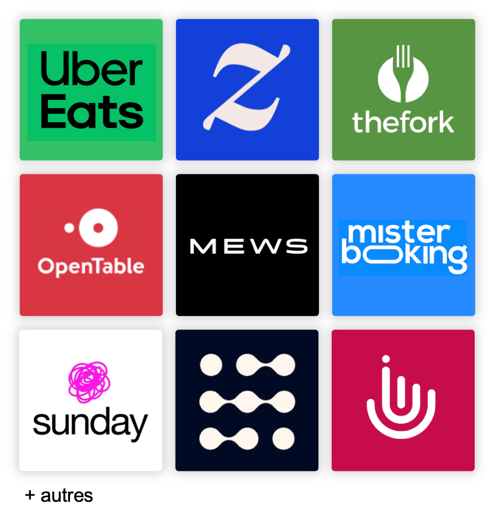 Connectez la caisse enregistreuse Lightspeed Restaurant aux outils que vous utilisez déjà
